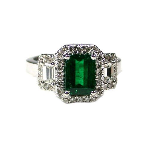 Emerald Diamond Ring