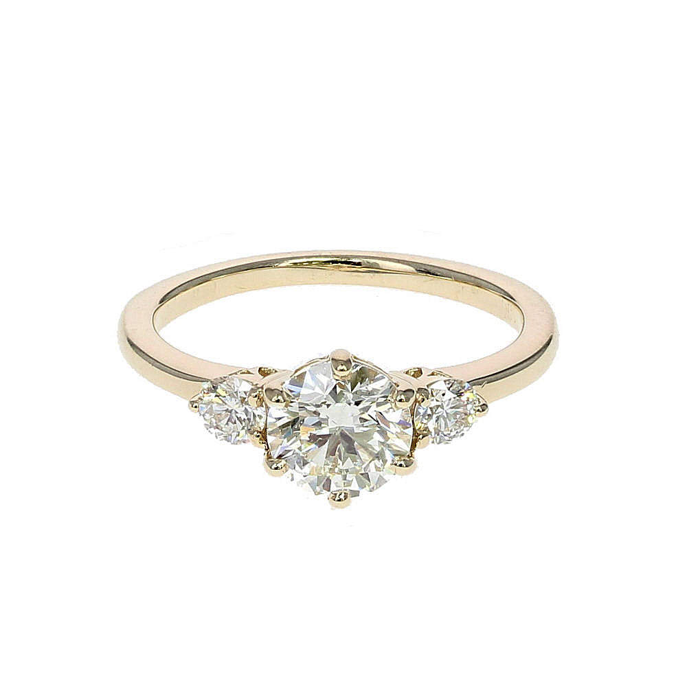 The Forevermark Tribute™ Collection 7 Round Diamonds = 0.33 Stackable Ring  | Greenstone's Fine Jewelers