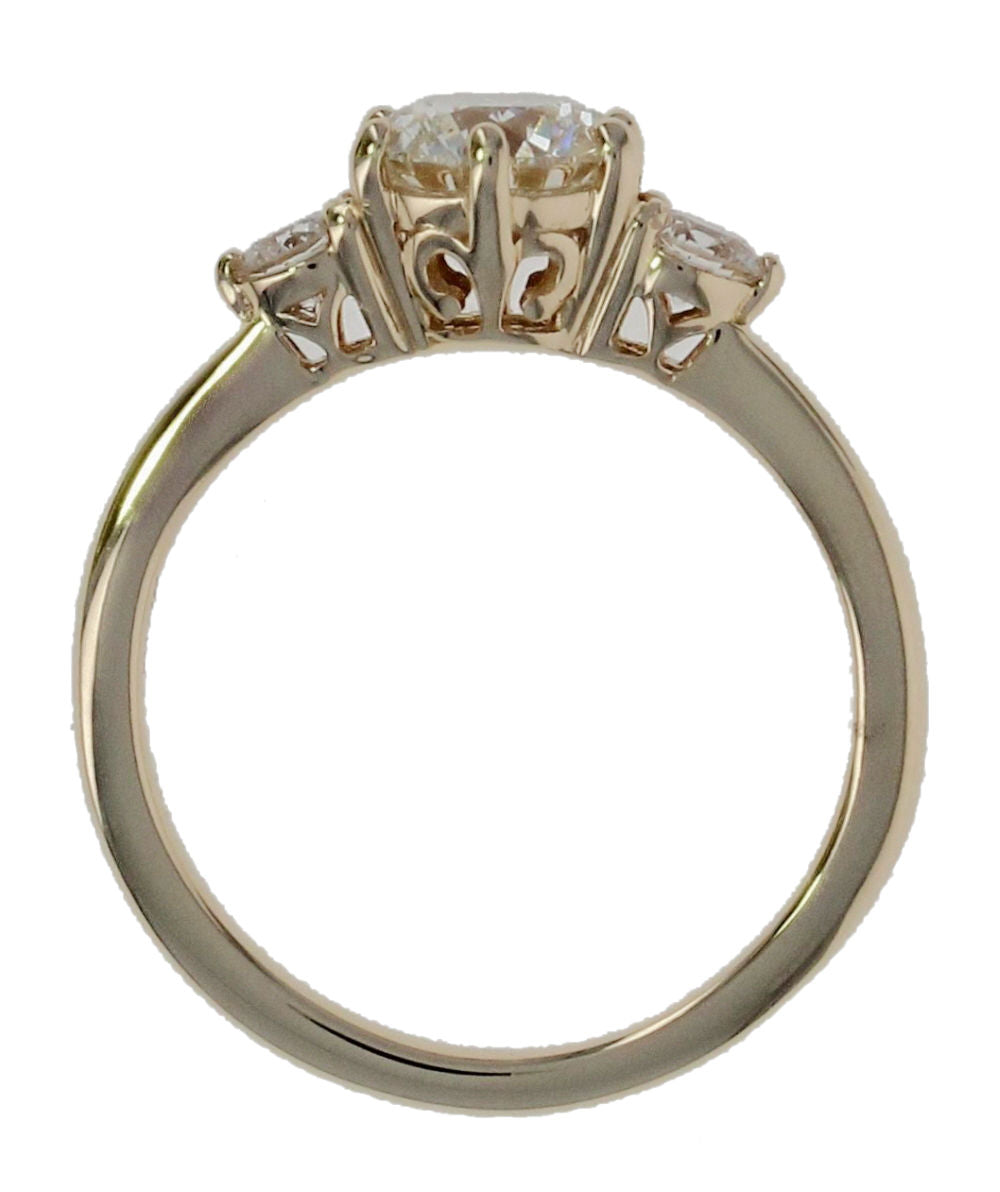 Forevermark Three Stone Engagement Ring