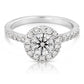 Round Halo Engagement Ring