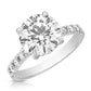 Hidden Halo Engagement Ring