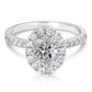 Oval Halo Engagement Ring