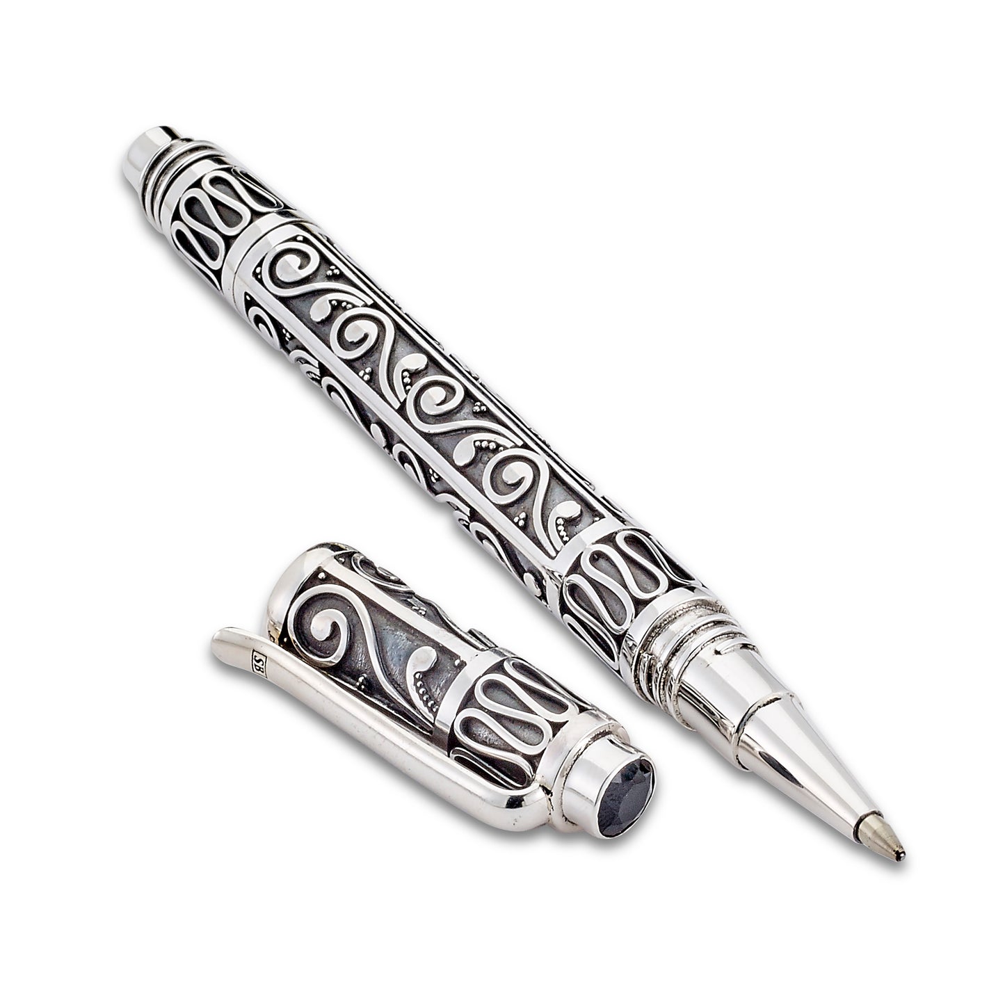 Silver Bali Swirl Pen