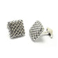 Silver Woven Cufflinks