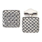 Silver Woven Cufflinks