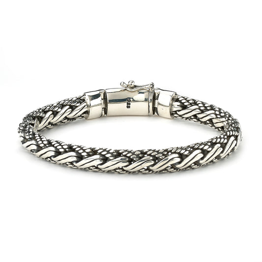 Silver Woven Bracelet