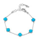 Bali Turquoise Link Station Bracelet