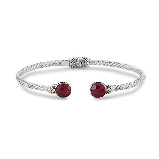 Bali Ruby Bangle Bracelet