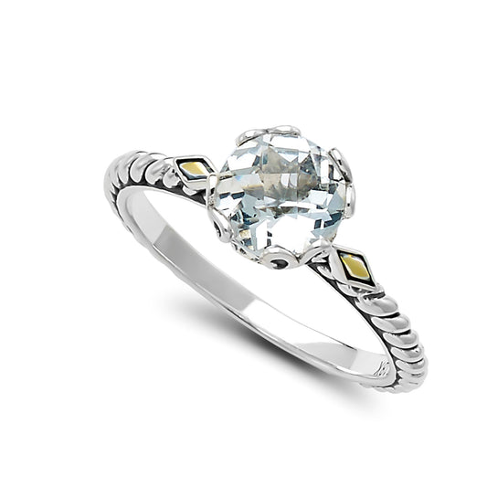 Bali White Topaz Ring